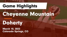 Cheyenne Mountain  vs Doherty  Game Highlights - March 10, 2022