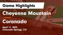 Cheyenne Mountain  vs Coronado  Game Highlights - April 11, 2022