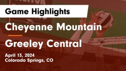 Cheyenne Mountain  vs Greeley Central  Game Highlights - April 13, 2024
