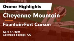 Cheyenne Mountain  vs Fountain-Fort Carson  Game Highlights - April 17, 2024