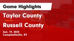 Taylor County  vs Russell County  Game Highlights - Jan. 19, 2023