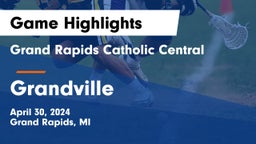 Grand Rapids Catholic Central  vs Grandville  Game Highlights - April 30, 2024
