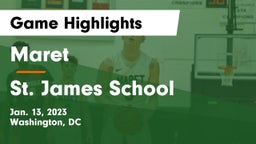 Maret  vs St. James School Game Highlights - Jan. 13, 2023