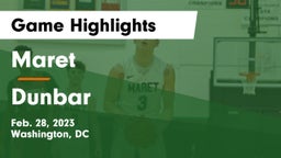 Maret  vs Dunbar  Game Highlights - Feb. 28, 2023