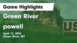 Green River  vs powell Game Highlights - April 12, 2024