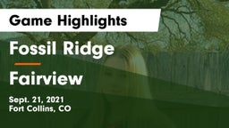 Fossil Ridge  vs Fairview  Game Highlights - Sept. 21, 2021