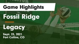 Fossil Ridge  vs Legacy  Game Highlights - Sept. 23, 2021