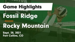 Fossil Ridge  vs Rocky Mountain  Game Highlights - Sept. 28, 2021