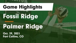 Fossil Ridge  vs Palmer Ridge Game Highlights - Oct. 29, 2021