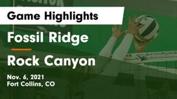 Fossil Ridge  vs Rock Canyon  Game Highlights - Nov. 6, 2021