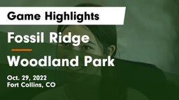 Fossil Ridge  vs Woodland Park  Game Highlights - Oct. 29, 2022