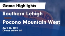 Southern Lehigh  vs Pocono Mountain West Game Highlights - April 29, 2021