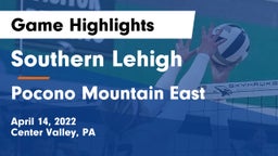 Southern Lehigh  vs Pocono Mountain East  Game Highlights - April 14, 2022
