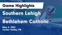 Southern Lehigh  vs Bethlehem Catholic  Game Highlights - May 4, 2022