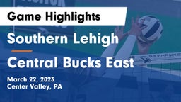 Southern Lehigh  vs Central Bucks East Game Highlights - March 22, 2023