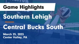 Southern Lehigh  vs Central Bucks South  Game Highlights - March 25, 2023