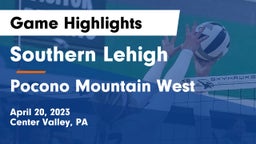Southern Lehigh  vs Pocono Mountain West  Game Highlights - April 20, 2023