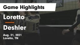 Loretto  vs Deshler  Game Highlights - Aug. 21, 2021