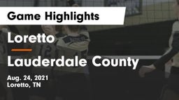 Loretto  vs Lauderdale County  Game Highlights - Aug. 24, 2021