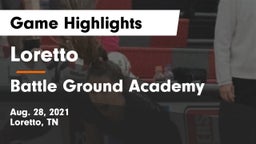 Loretto  vs Battle Ground Academy  Game Highlights - Aug. 28, 2021