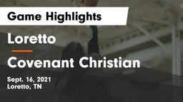 Loretto  vs Covenant Christian Game Highlights - Sept. 16, 2021