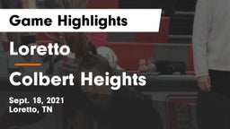 Loretto  vs Colbert Heights Game Highlights - Sept. 18, 2021