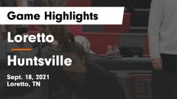 Loretto  vs Huntsville  Game Highlights - Sept. 18, 2021