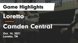 Loretto  vs Camden Central  Game Highlights - Oct. 14, 2021