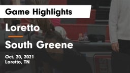 Loretto  vs South Greene Game Highlights - Oct. 20, 2021