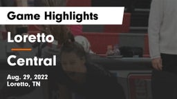 Loretto  vs Central  Game Highlights - Aug. 29, 2022