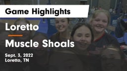 Loretto  vs Muscle Shoals  Game Highlights - Sept. 3, 2022