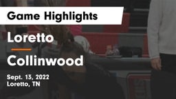 Loretto  vs Collinwood  Game Highlights - Sept. 13, 2022