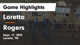 Loretto  vs Rogers  Game Highlights - Sept. 17, 2022