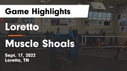 Loretto  vs Muscle Shoals  Game Highlights - Sept. 17, 2022