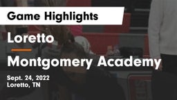 Loretto  vs Montgomery Academy  Game Highlights - Sept. 24, 2022