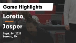 Loretto  vs Jasper  Game Highlights - Sept. 24, 2022