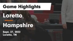 Loretto  vs Hampshire Game Highlights - Sept. 27, 2022
