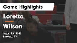Loretto  vs Wilson  Game Highlights - Sept. 29, 2022