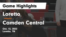 Loretto  vs Camden Central  Game Highlights - Oct. 13, 2022