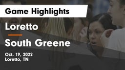 Loretto  vs South Greene Game Highlights - Oct. 19, 2022
