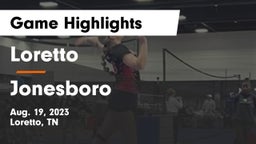 Loretto  vs Jonesboro  Game Highlights - Aug. 19, 2023