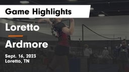 Loretto  vs Ardmore  Game Highlights - Sept. 16, 2023