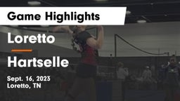 Loretto  vs Hartselle  Game Highlights - Sept. 16, 2023