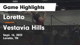 Loretto  vs Vestavia Hills  Game Highlights - Sept. 16, 2023