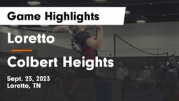 Loretto  vs Colbert Heights Game Highlights - Sept. 23, 2023