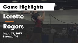 Loretto  vs Rogers  Game Highlights - Sept. 23, 2023