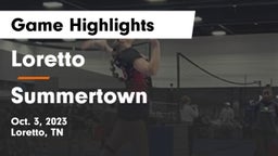 Loretto  vs Summertown Game Highlights - Oct. 3, 2023