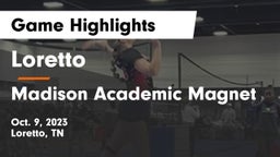 Loretto  vs Madison Academic Magnet  Game Highlights - Oct. 9, 2023