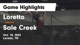 Loretto  vs Sale Creek  Game Highlights - Oct. 18, 2023