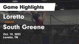 Loretto  vs South Greene Game Highlights - Oct. 19, 2023
